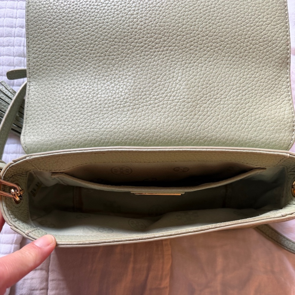 Tory Burch Crossbody Bag, One Size, Mint and Gold - Picture 7 of 9